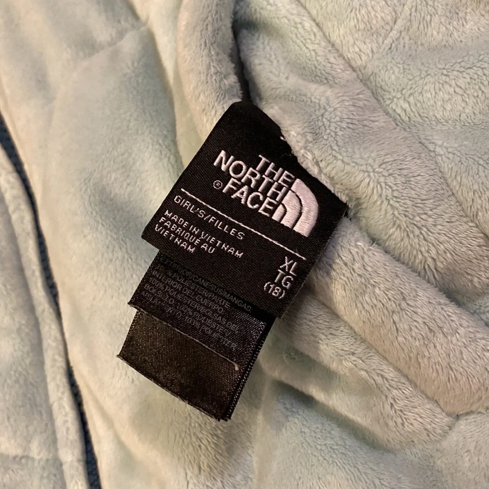 Girls North Face reversible hooded jacket XL